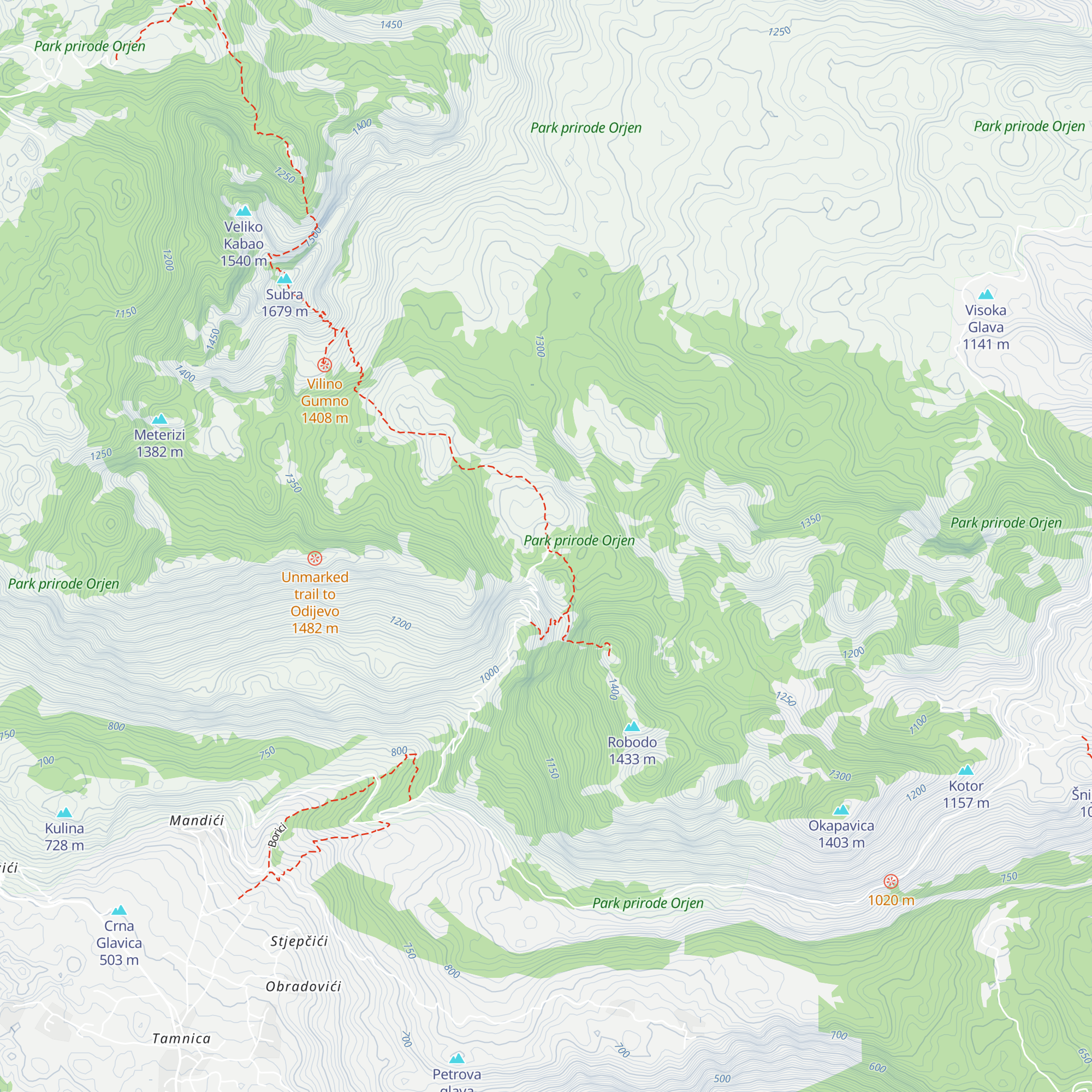 Za Vratlom map