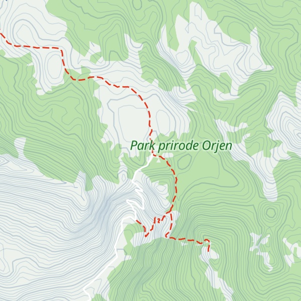 Map of Za Vratlom