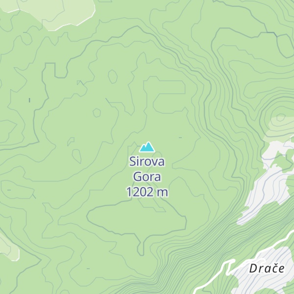 Map of Sirova Gora