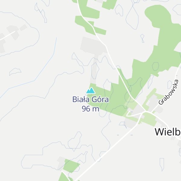Map of Biała Góra