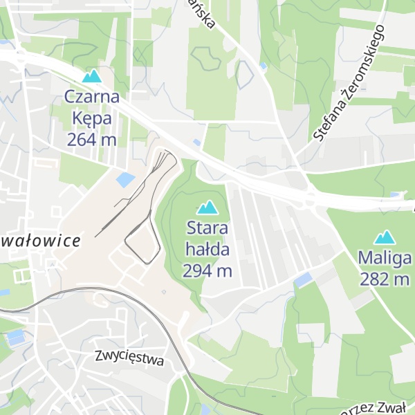 Map of Stara hałda