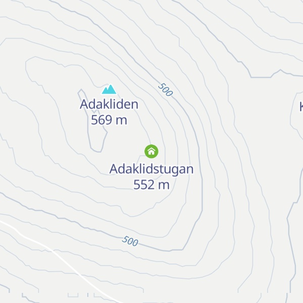Map of Adaklidstugan