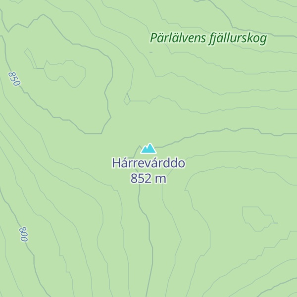 Map of Hárrevárddo