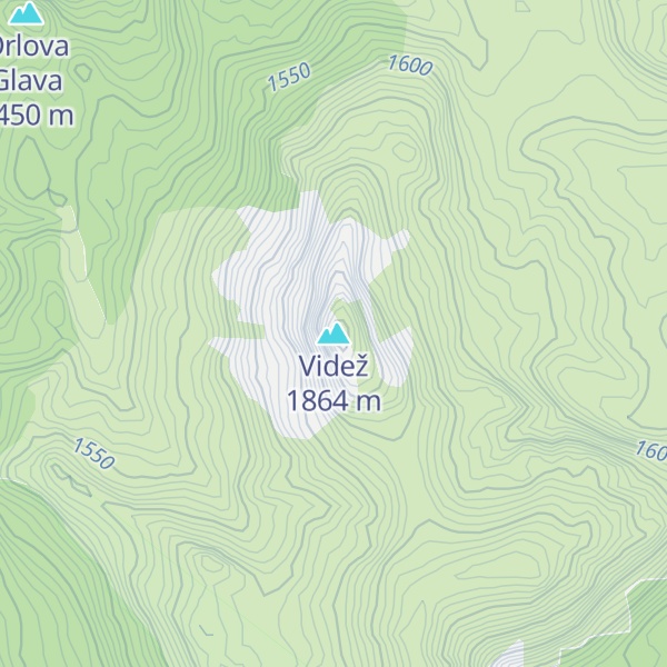 Map of Videž