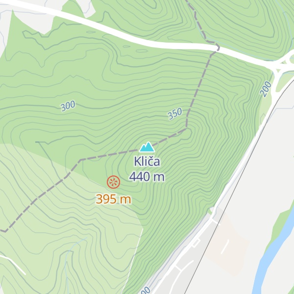 Map of Kliča