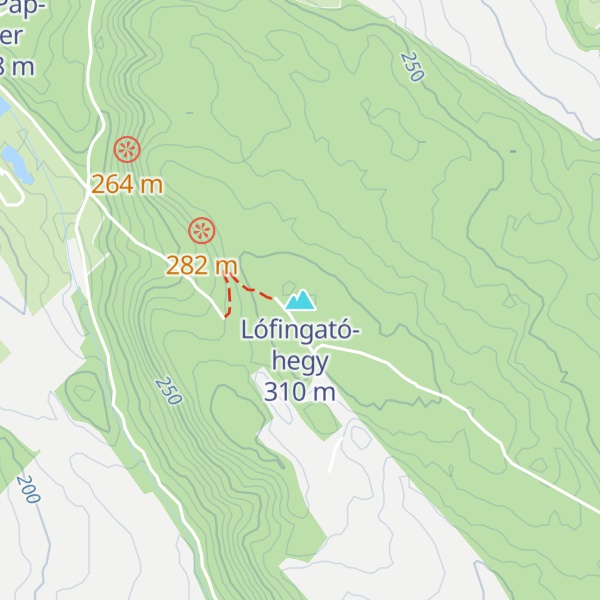 Map of Lófingató-hegy