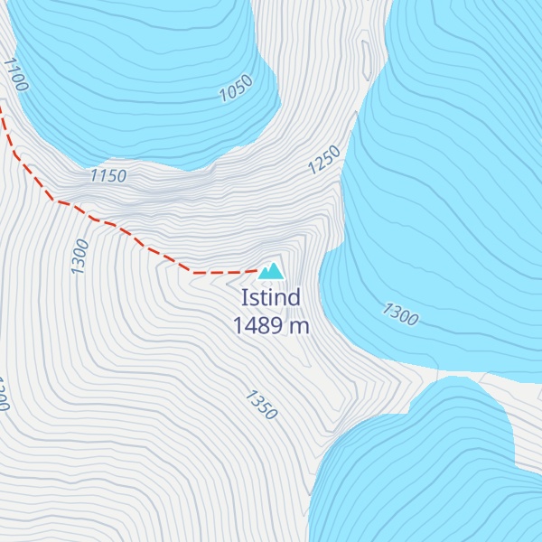 Map of Istind