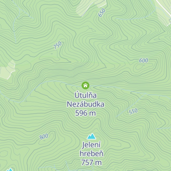 Map of Útulňa Nezábudka