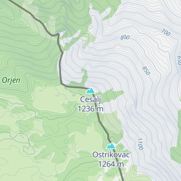 Map of Cesalj