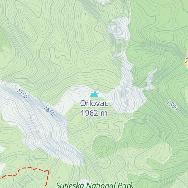 Map of Orlovac