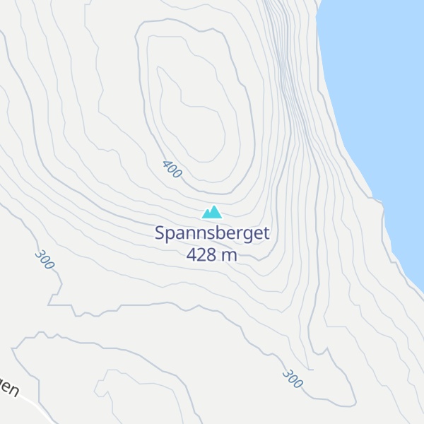 Map of Spannsberget