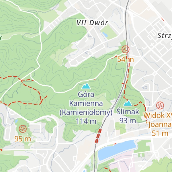 Map of Góra Kamienna (Kamieniołomy)