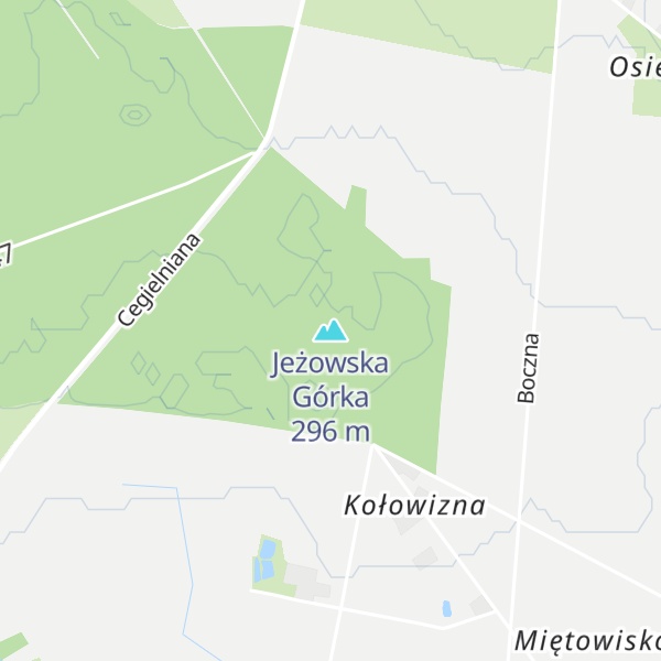 Map of Jeżowska Górka