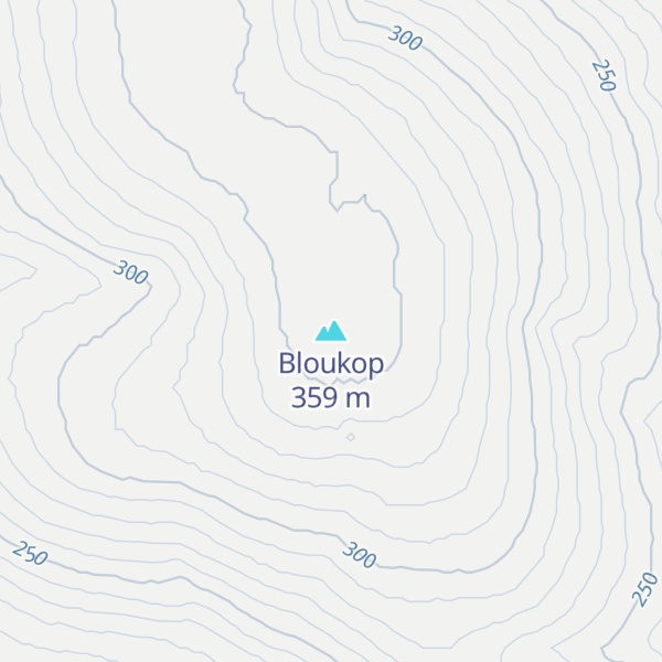 Map of Bloukop