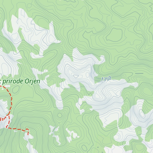 Map of Veliko Ćedilo