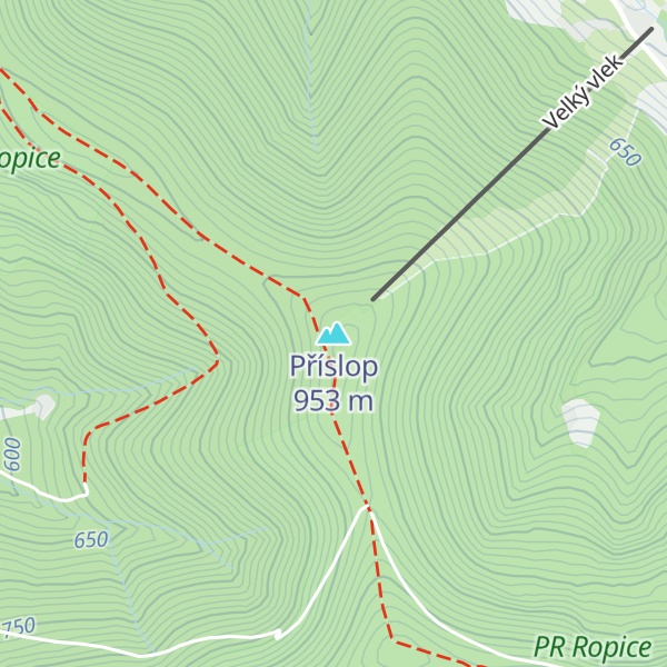 Map of Příslop