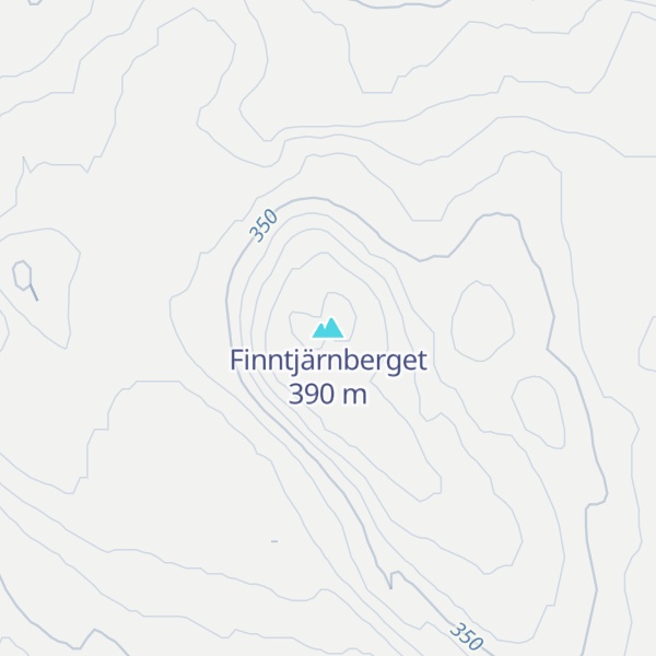 Map of Finntjärnberget