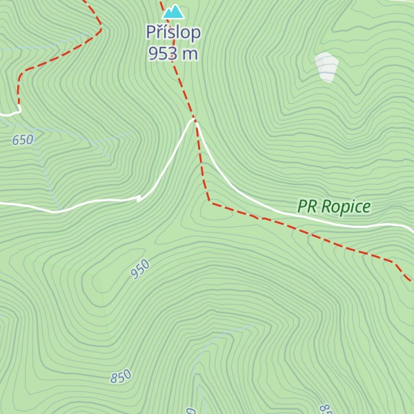 Map of Velký Lipový