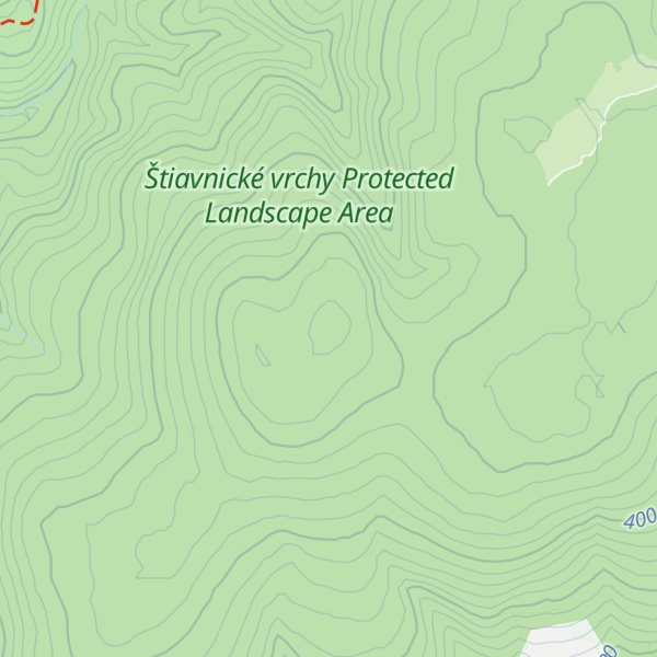 Map of Stará hora