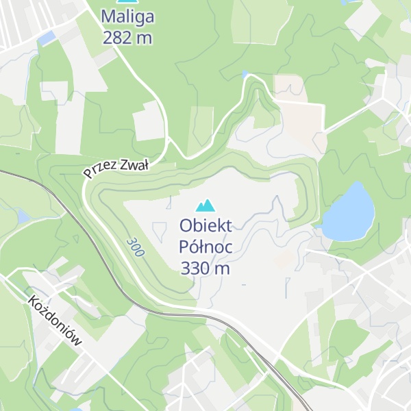 Map of Obiekt Północ