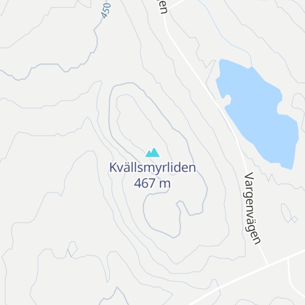 Map of Kvällsmyrliden