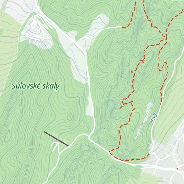 Map of Penzión Súľov