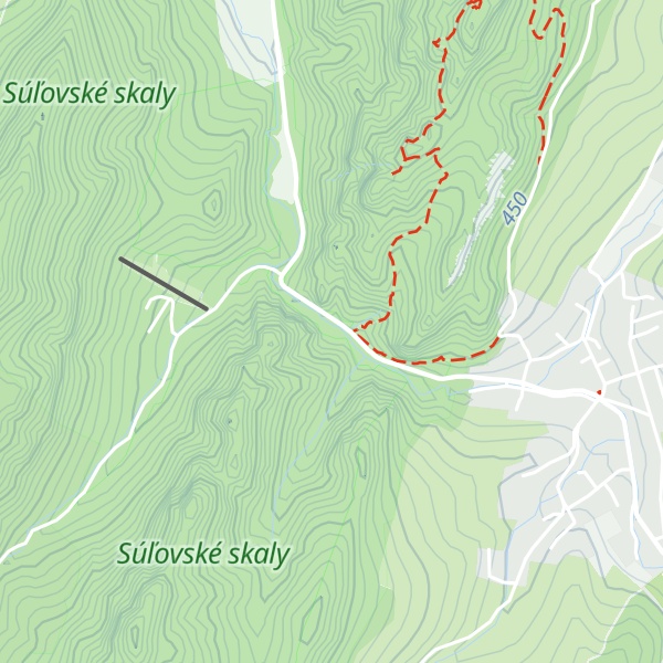 Map of Chata Súľov