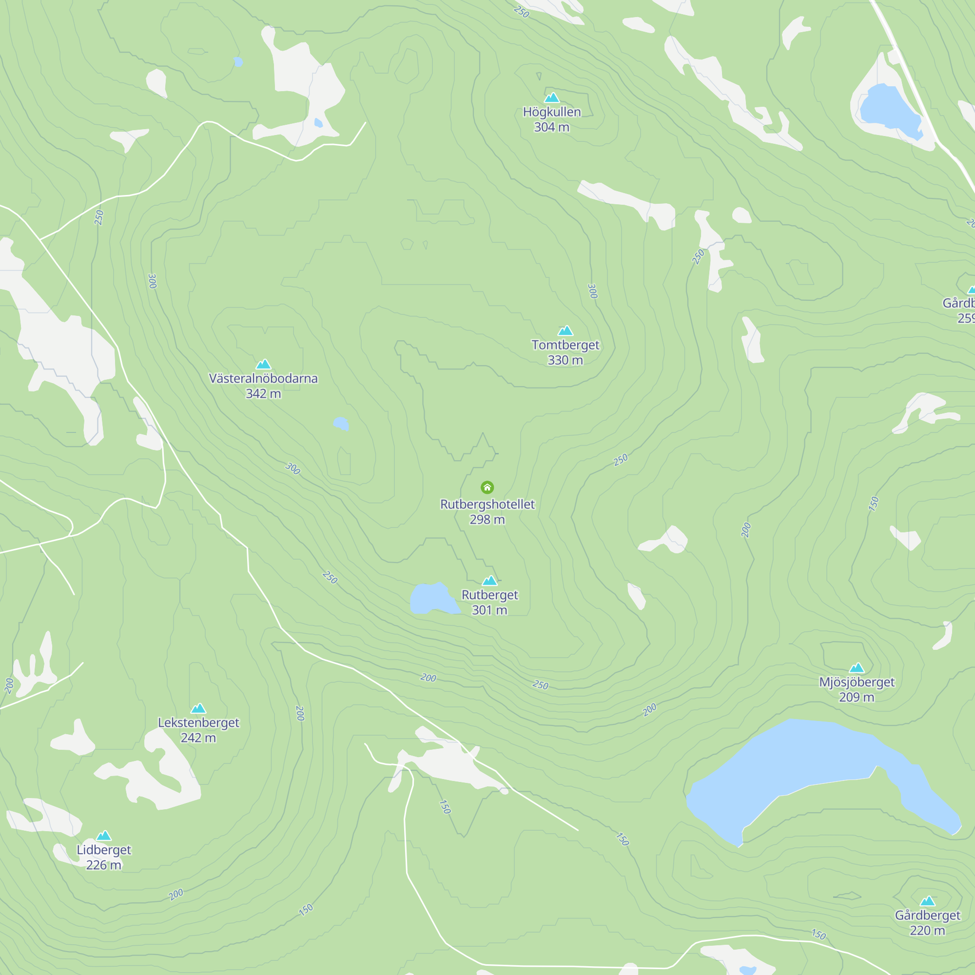 Rutbergshotellet map