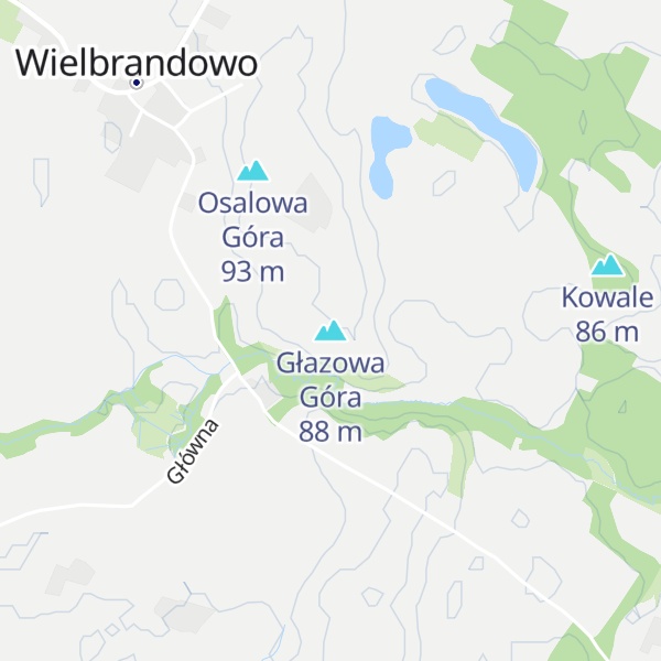 Map of Głazowa Góra