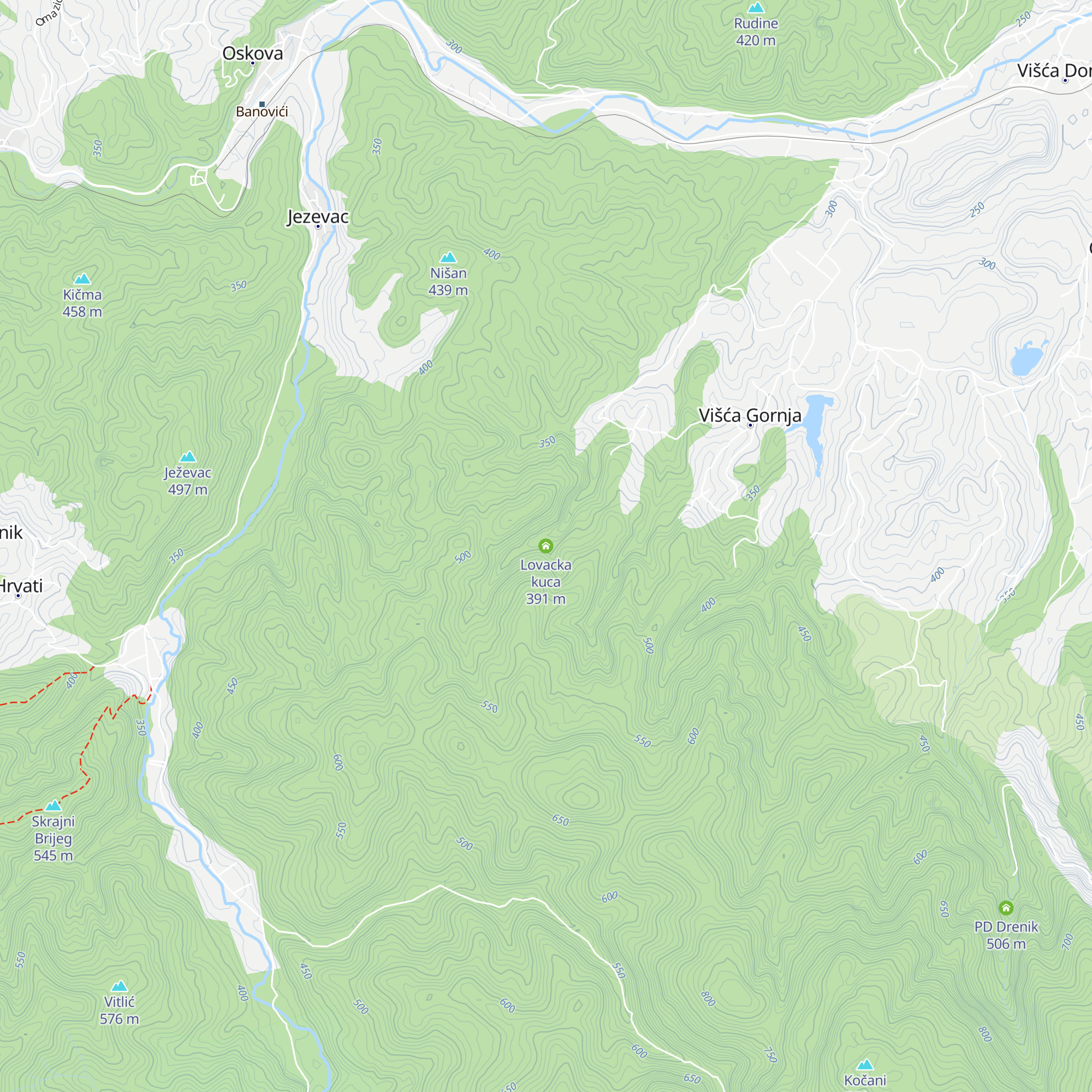 Lovacka kuca map