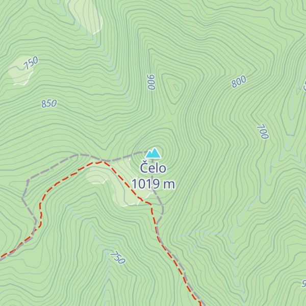 Map of Čelo