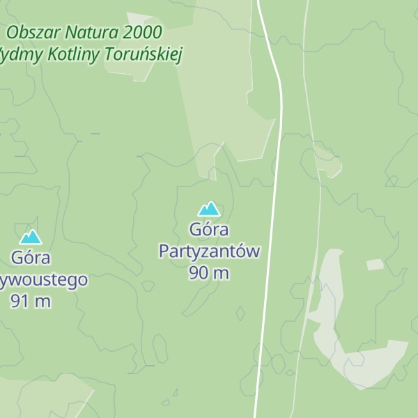 Map of Góra Partyzantów