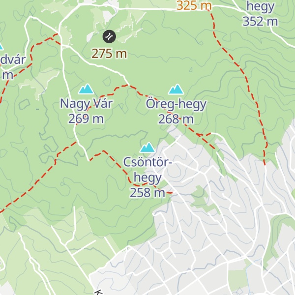 Map of Csöntör-hegy