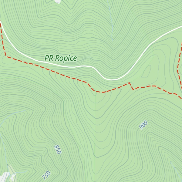 Map of Ropice