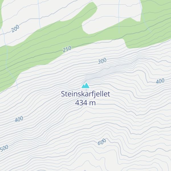 Map of Steinskarfjellet