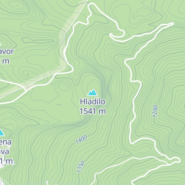 Map of Hladilo