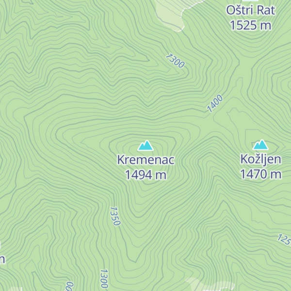 Map of Kremenac