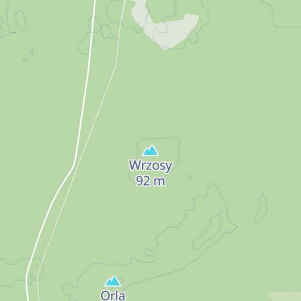 Map of Wrzosy