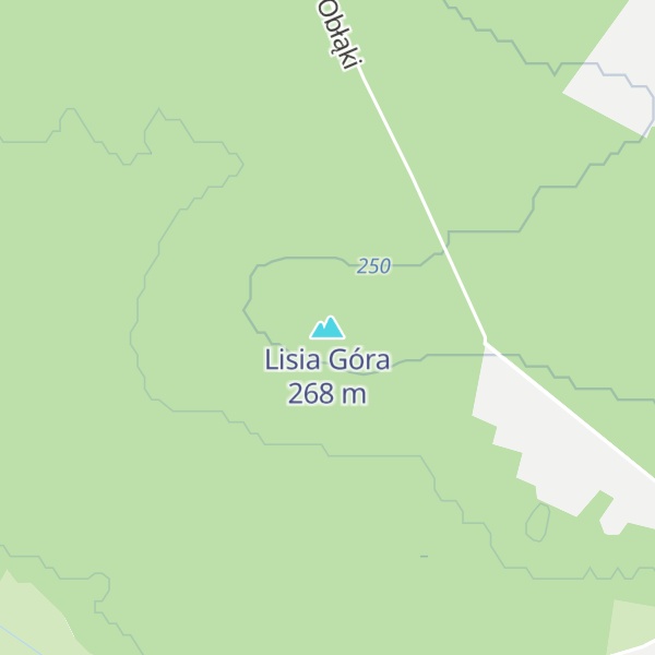 Map of Lisia Góra