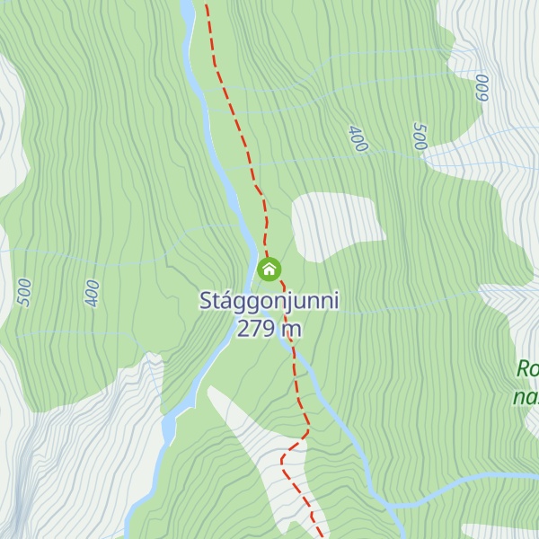 Map of Stággonjunni
