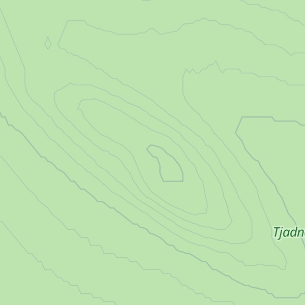 Map of Tjadnasvárátje