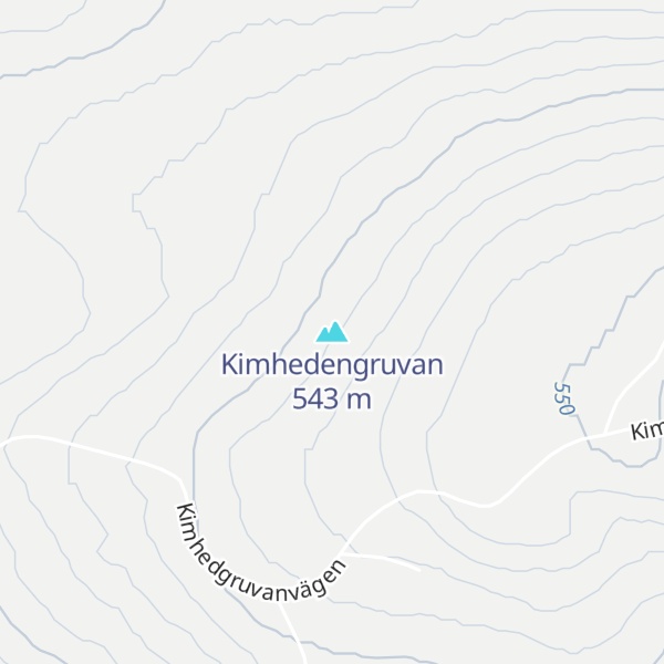 Map of Kimhedengruvan