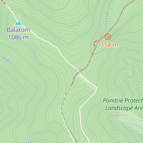 Map of Rúbaný vrch