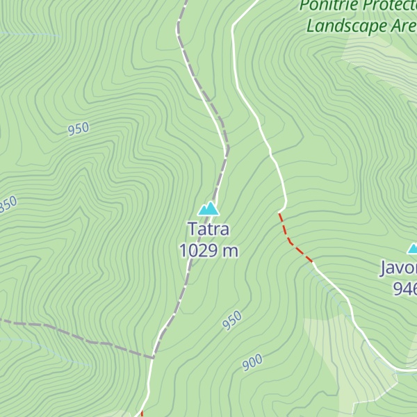 Map of Tatra