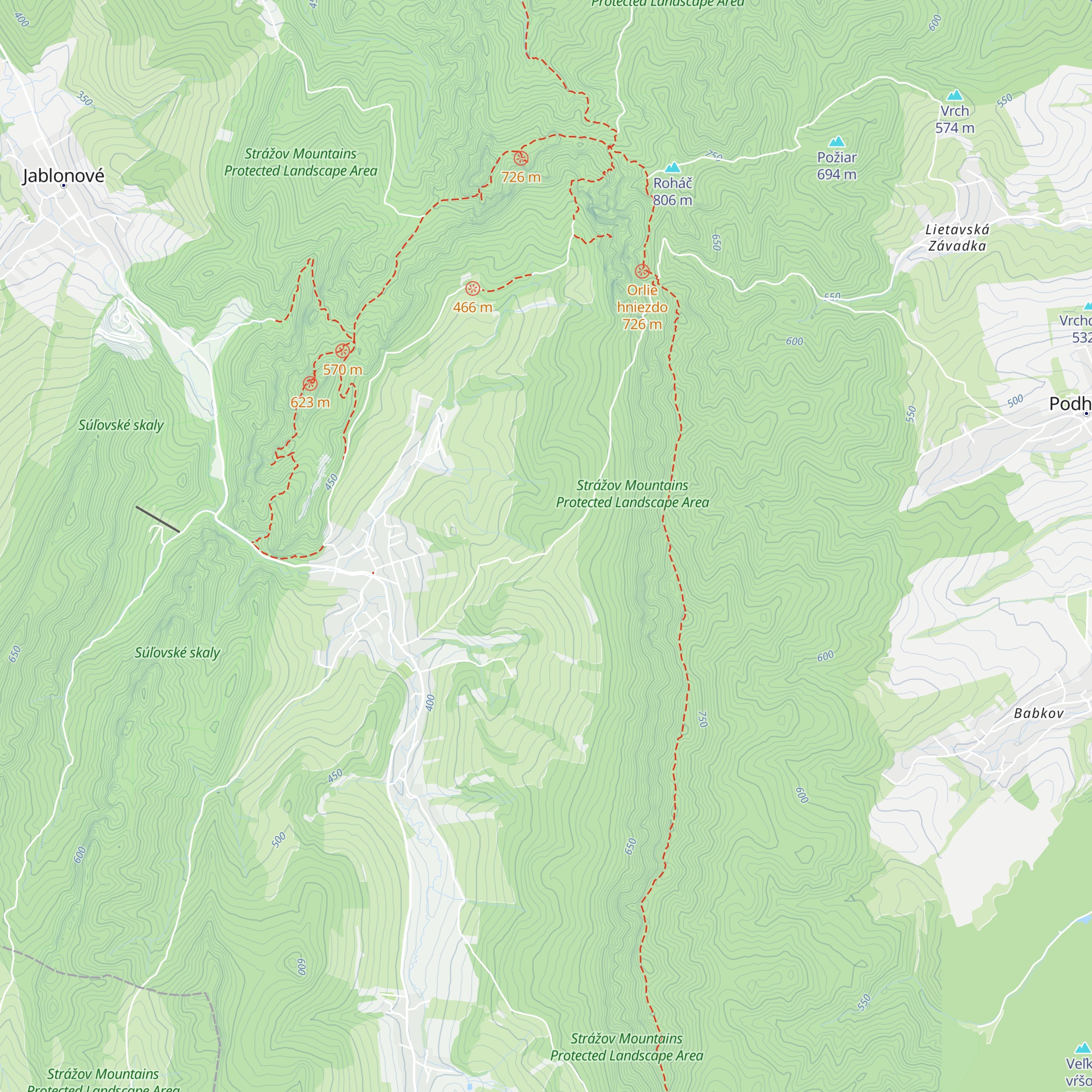 Beňovce map
