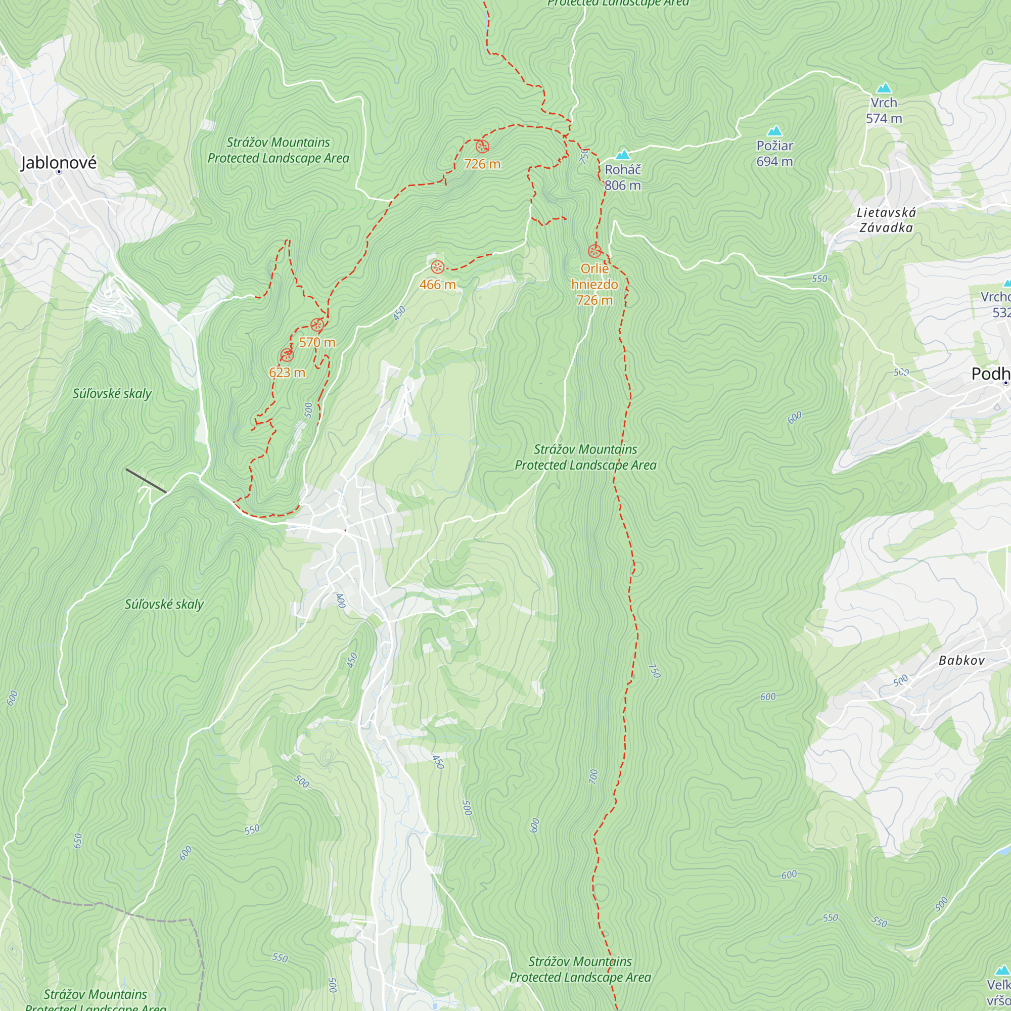 Beňovce map