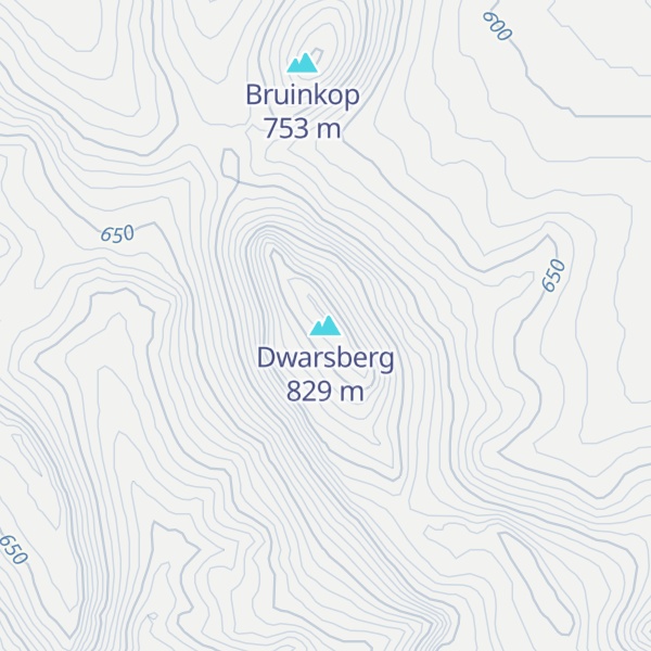 Map of Dwarsberg