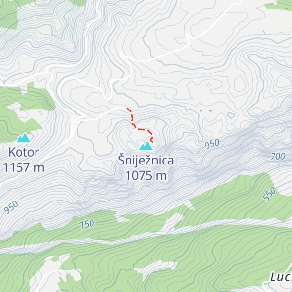 Map of Šniježnica
