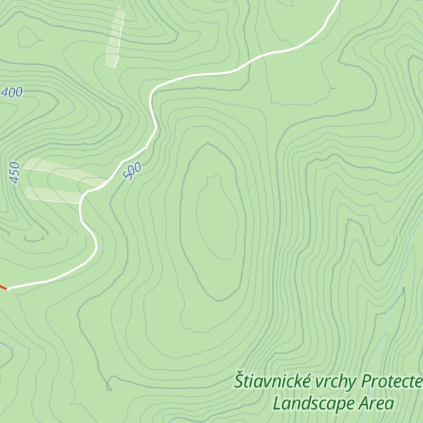Map of Bukovský vrch
