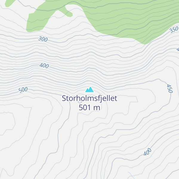 Map of Storholmsfjellet